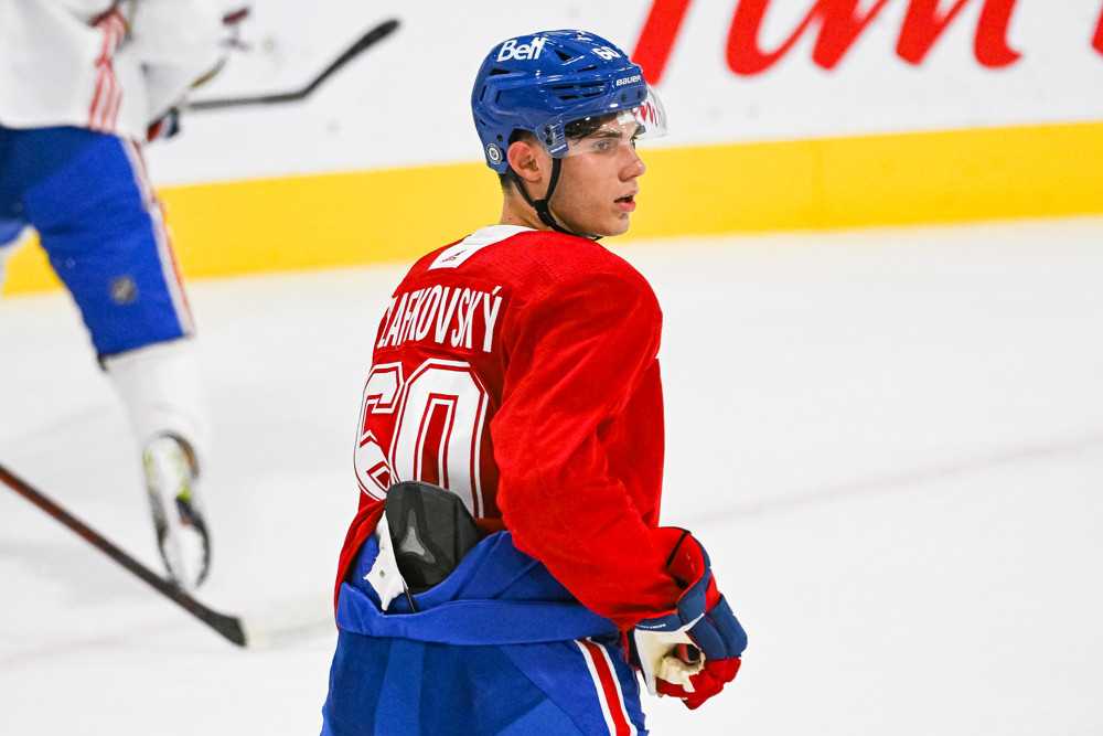 Montréal Canadiens forward Juraj Slafkovsky