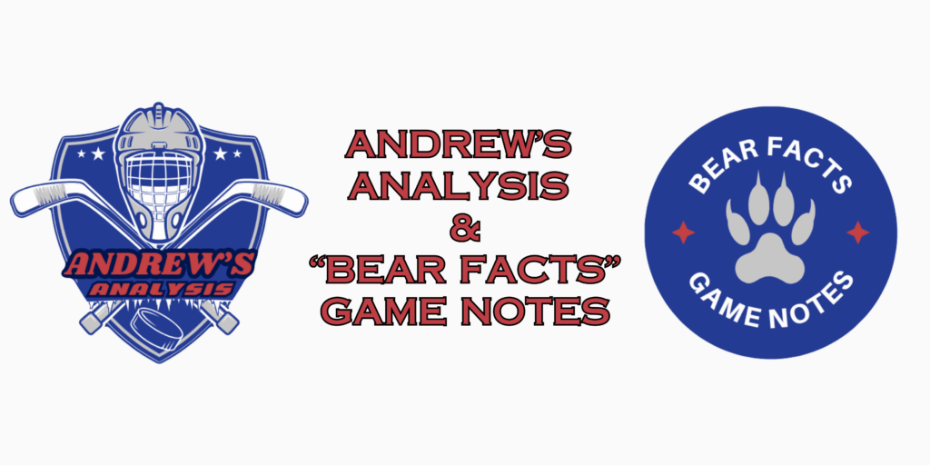 ANDREWS ANALYSIS BEAR FACTS gAME NOTeS 2